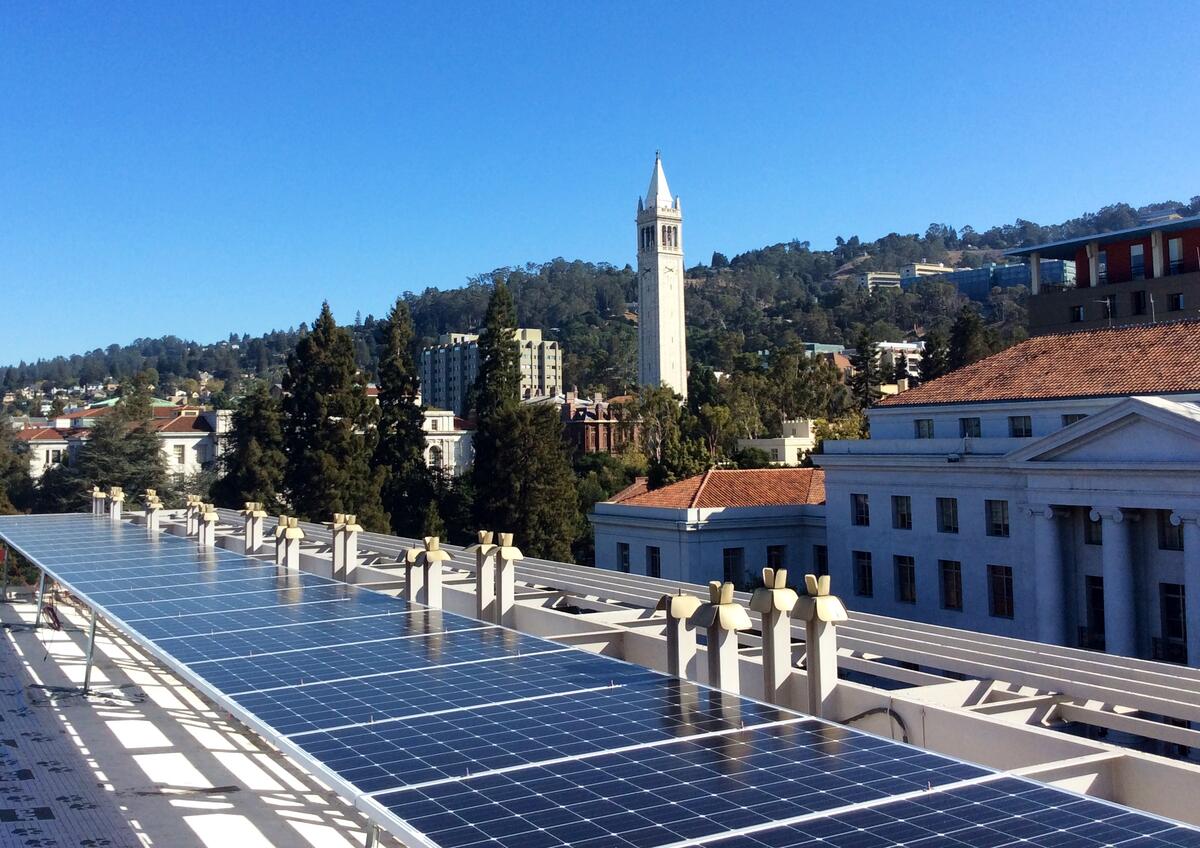 UC Berkeley solar panels